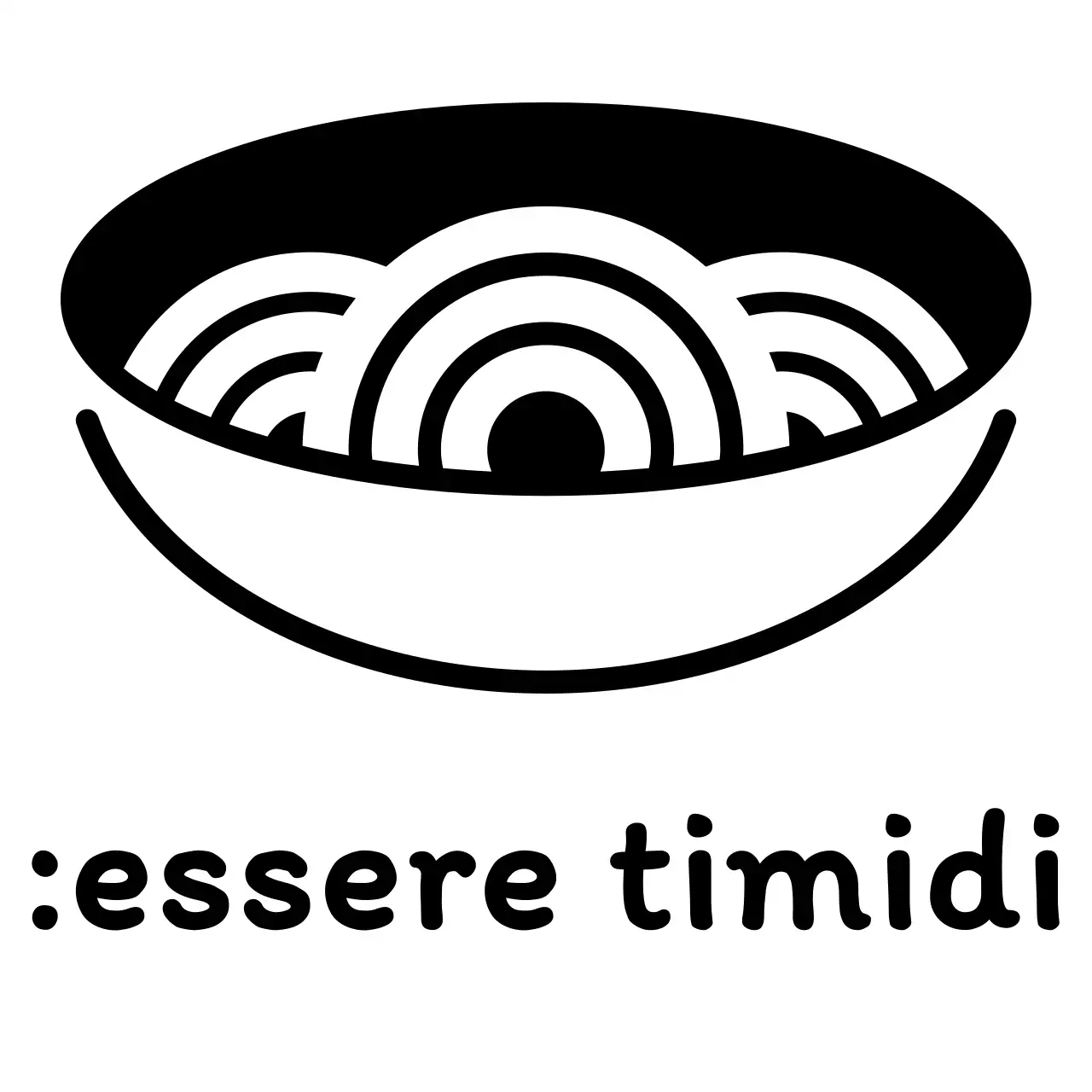 Semplice simbolo di cibo in bianco e nero e combinazione di testo stile logo per la promozione del ristorante coreano