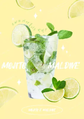 Evento mojito giallo e lime