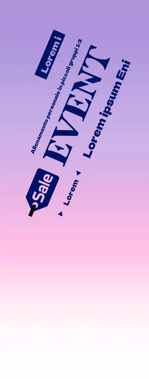 Promuovere eventi di gruppo in palestra con uno sfondo sfumato