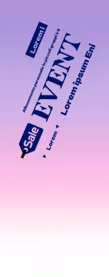 Promuovere eventi di gruppo in palestra con uno sfondo sfumato