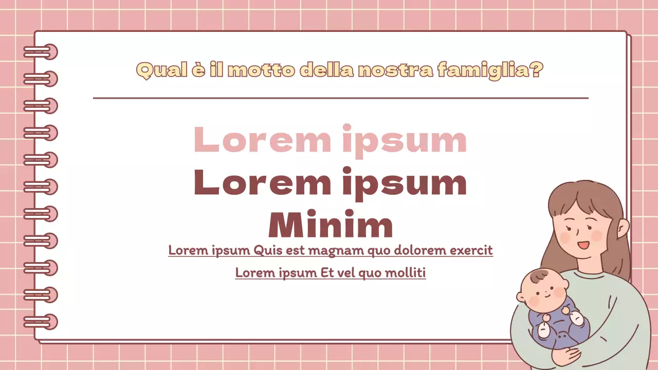 Presentazione minimalista dei compiti per le vacanze della scuola primaria in rosa e giallo