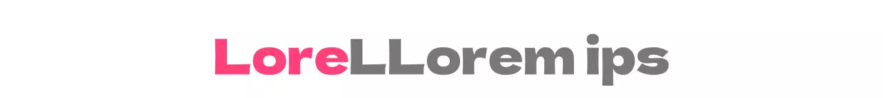 Testo semplice in rosa e grigio per informazioni sulla salute e promozioni.