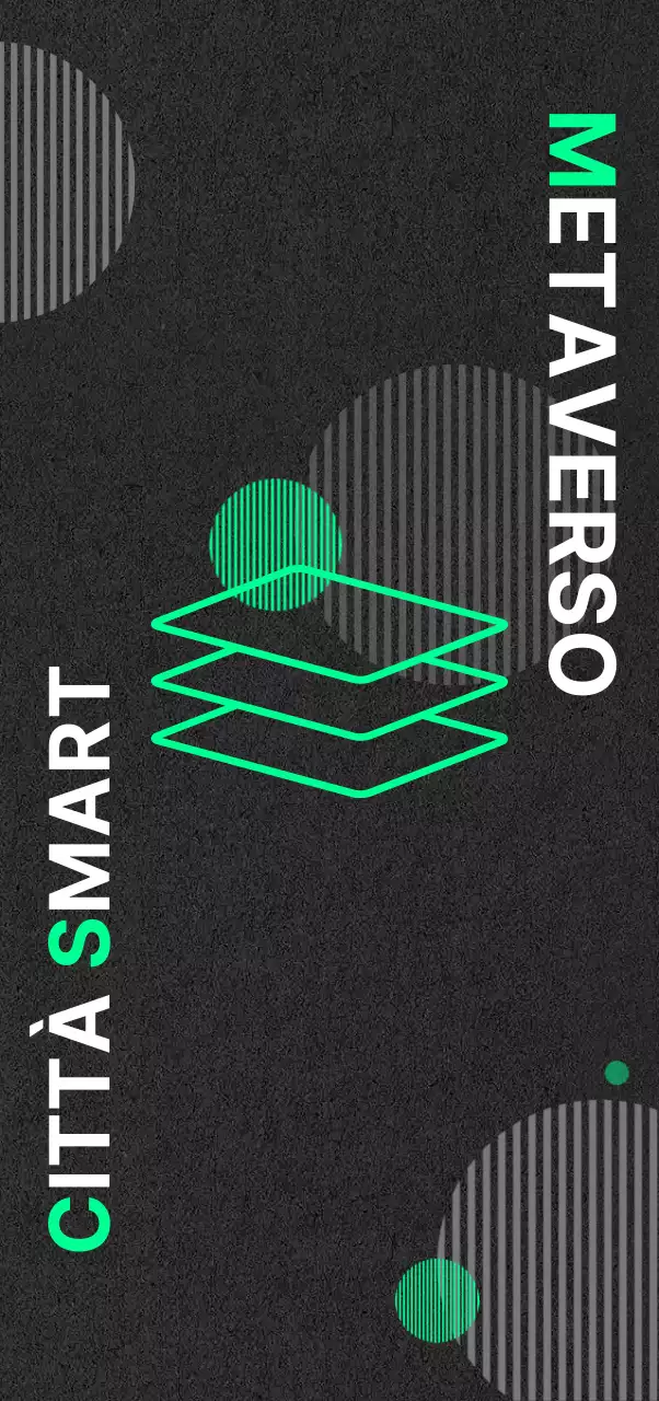 Annunci di seminario in nero e menta