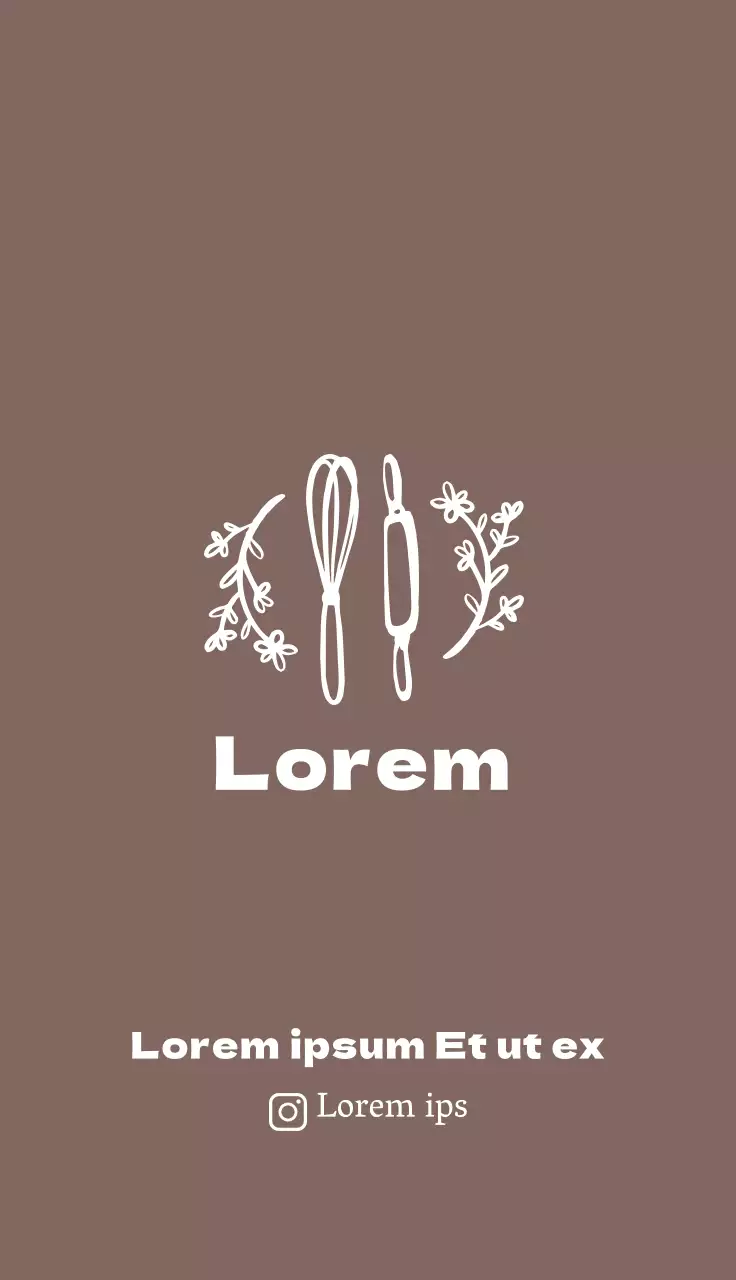 illustrazione marrone ordinata panificio panetteria