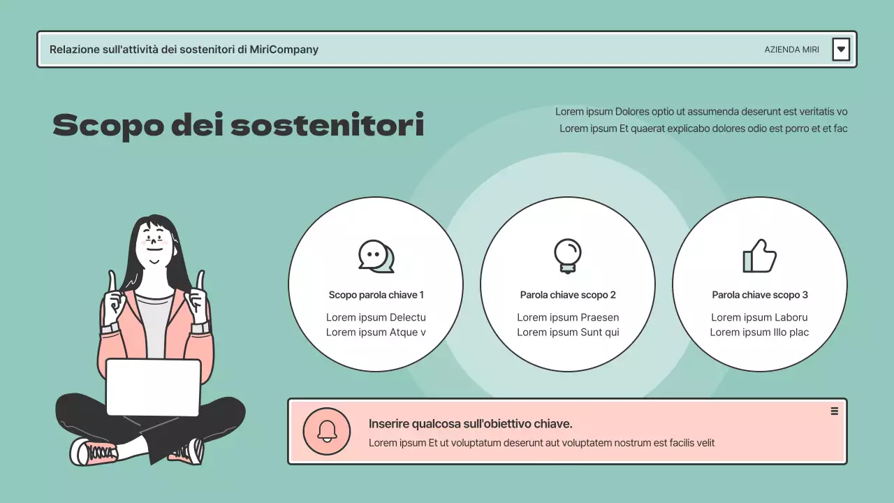 Rapporti dei sostenitori in cornici del browser rosa e menta