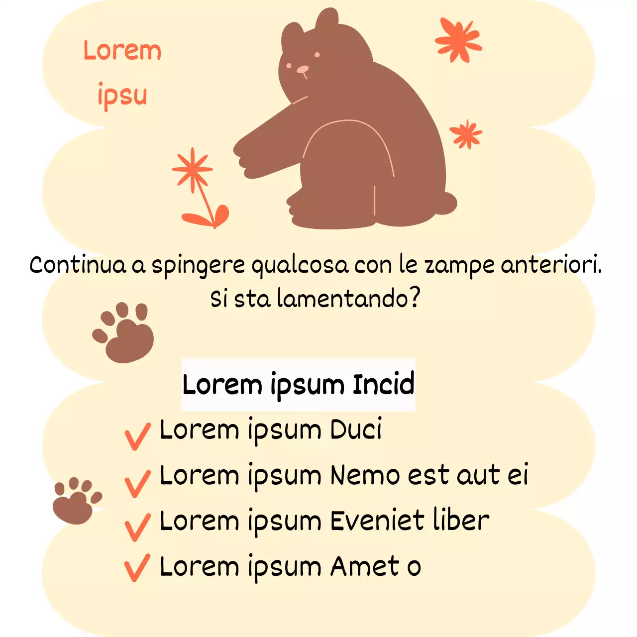 L'adorabile storia del linguaggio dei gatti di Brown e Yellow