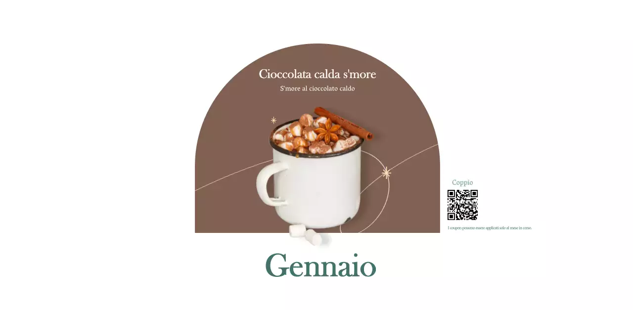 Calendario dei bar con i consigli per le bevande del mese