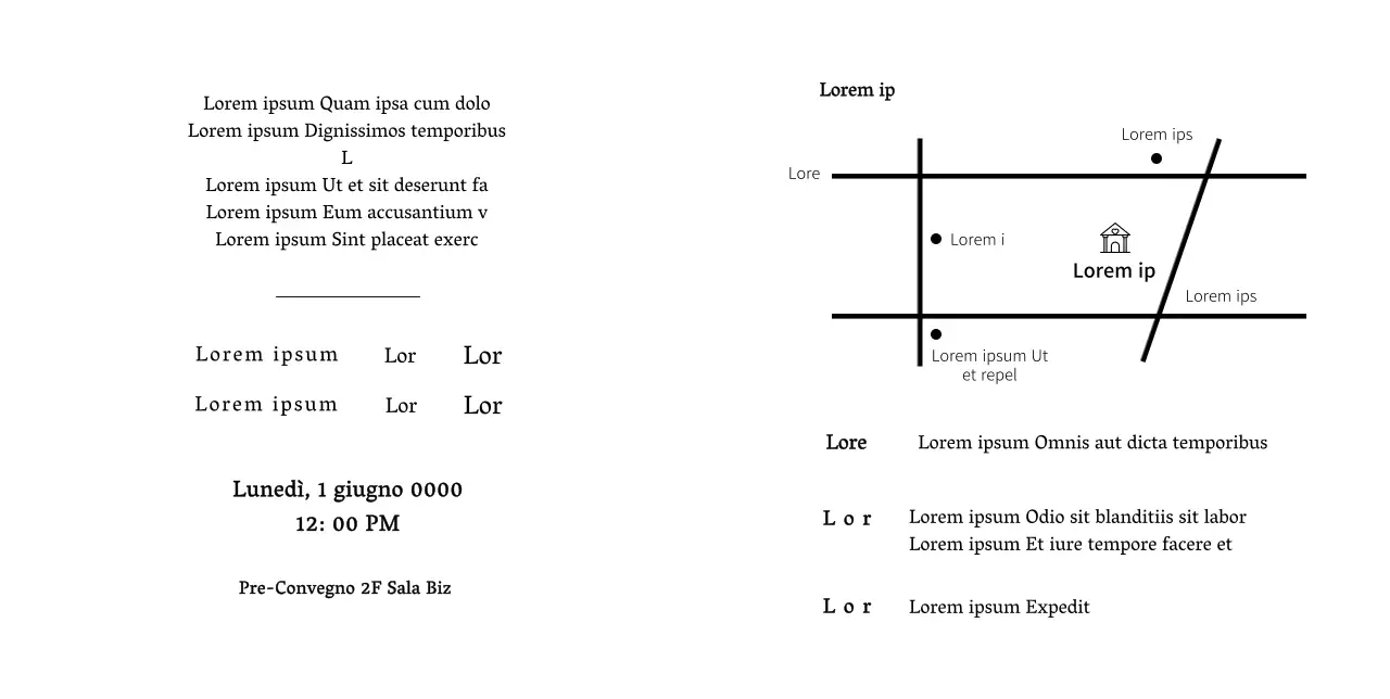 Partecipazione di nozze con data evidenziata da fiori bianchi