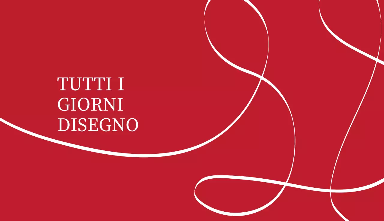 Linea bianca rossa Illustrazione Scuola d'arte