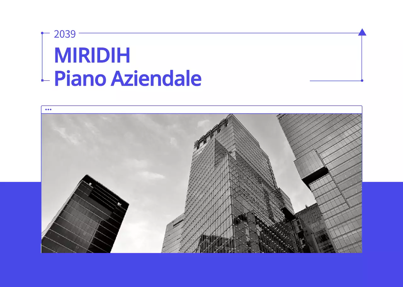 Affari semplici in blu e bianco