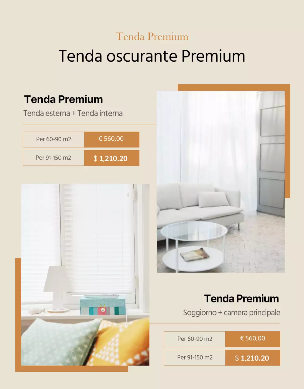 Pagina di dettaglio Tende autunnali