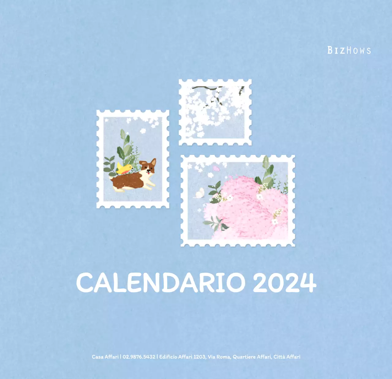 Illustrazioni di francobolli con un concetto caldo