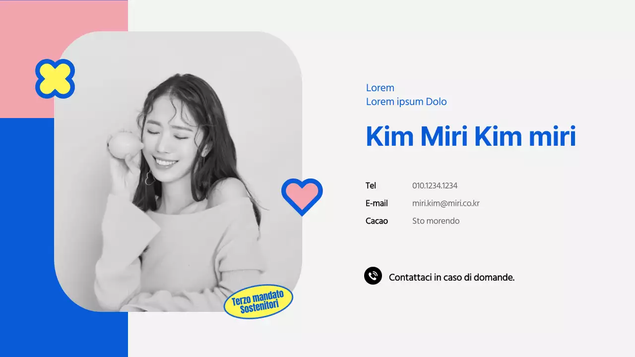 Un bel rapporto di attività per i sostenitori in verde e blu lime