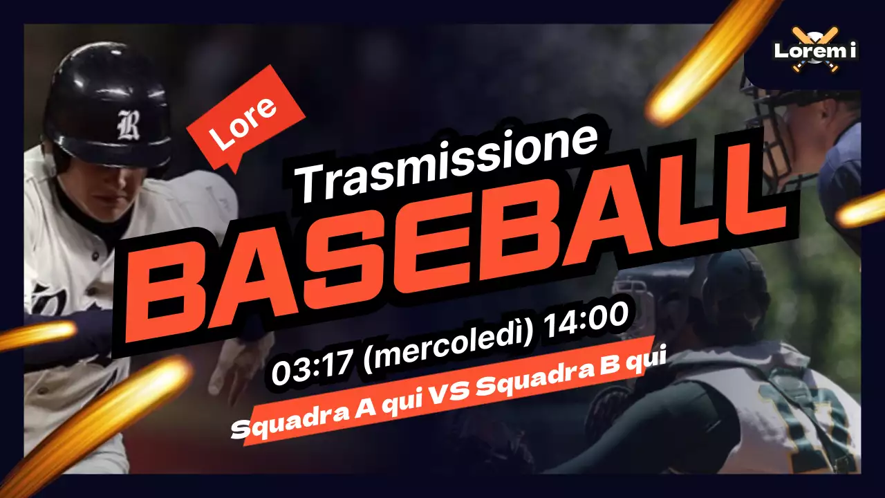 Il live stream del baseball sociale di Red Point