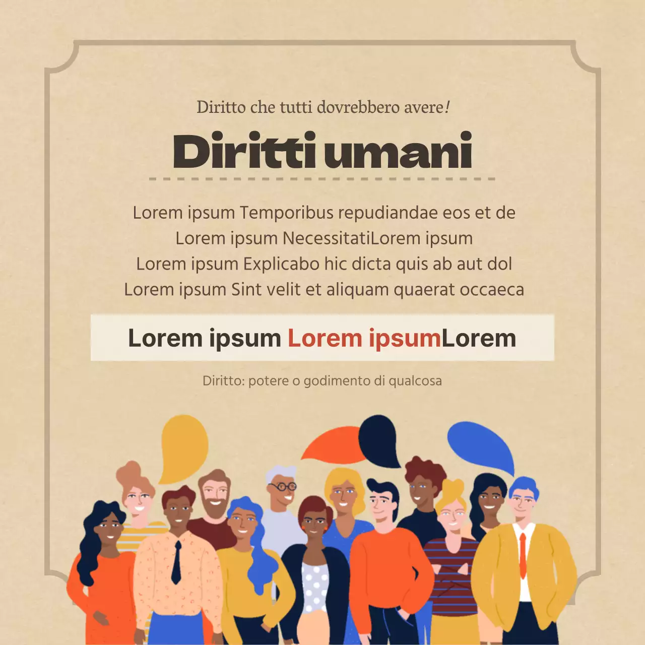 Duclass Giornata mondiale dei diritti umani CardNews Design