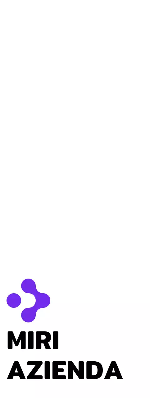 Stile pulito e semplice del logo del simbolo aziendale in viola e nero per la promozione aziendale