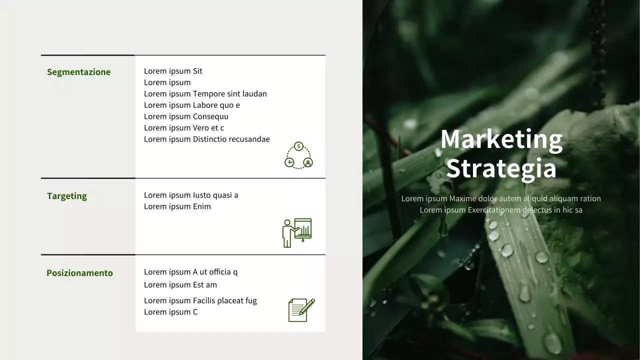 Proposta di prodotti cosmetici per la cura dell'uomo in marrone e verde