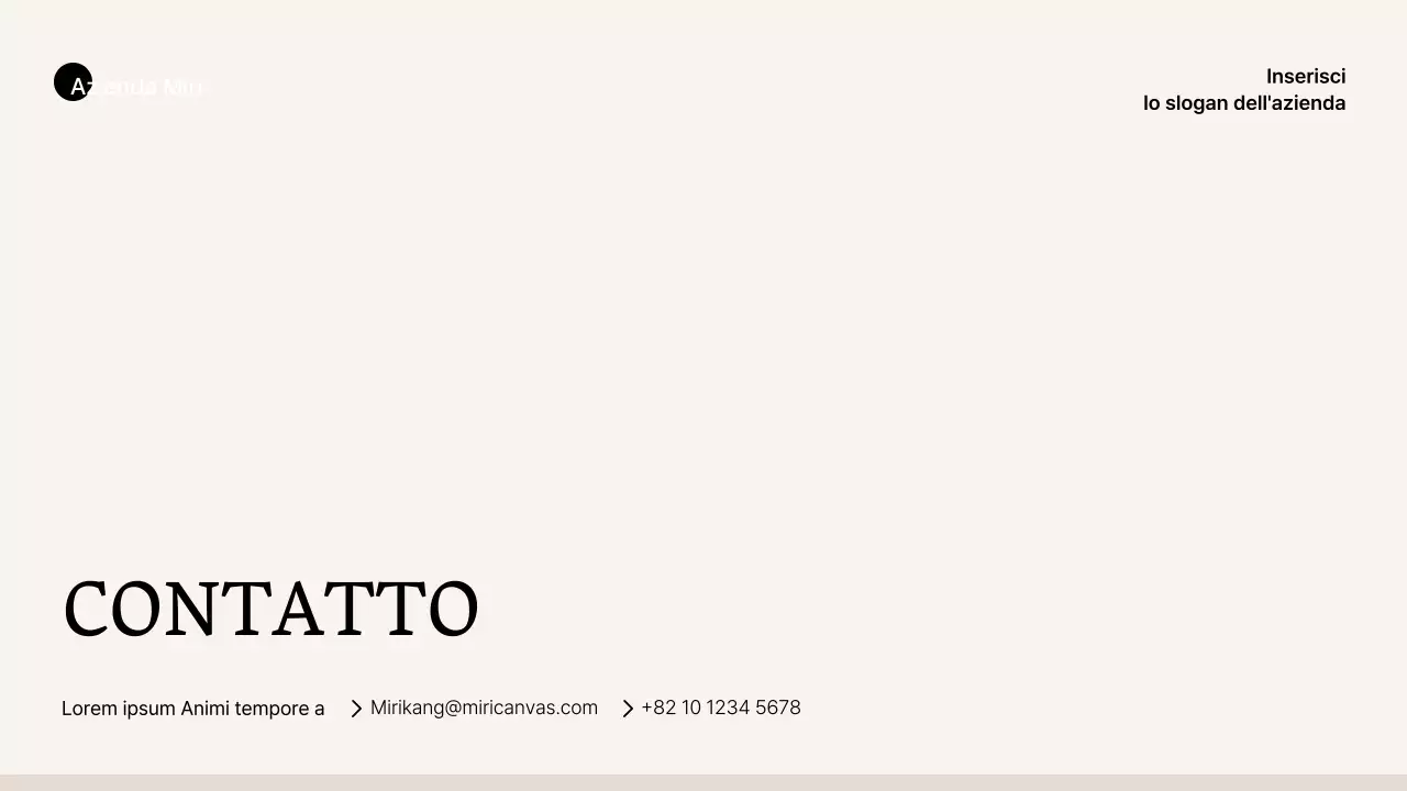 Stile business semplice in beige e marrone