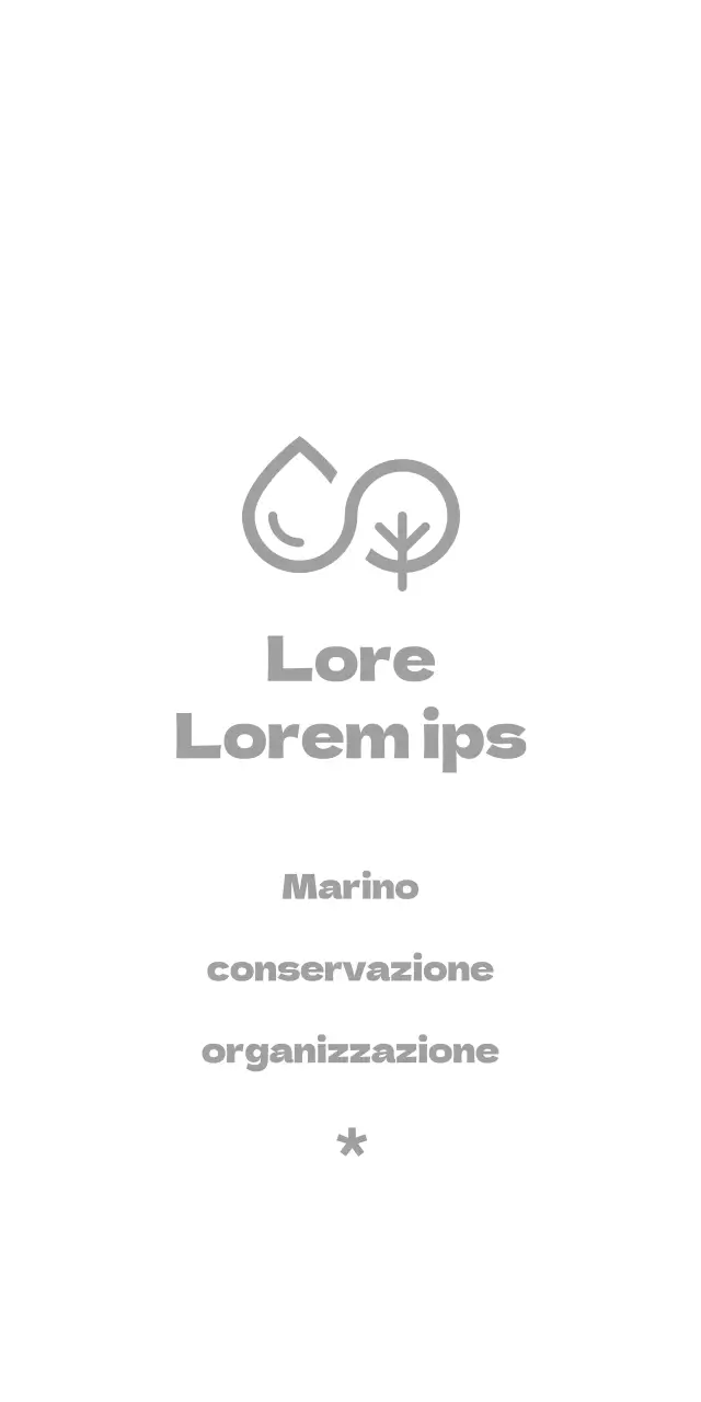 Concetto di agenzia di conservazione marina con illustrazione di acqua e alberi