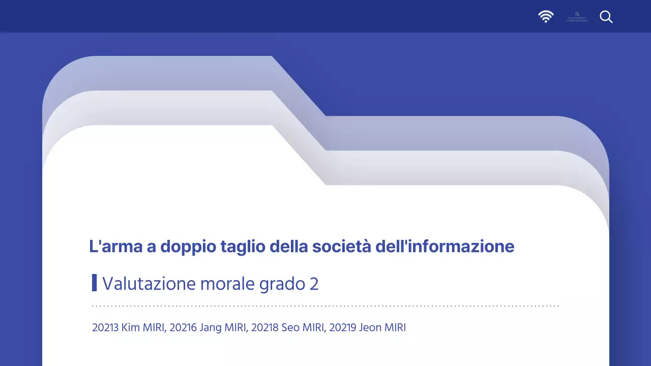 Semplice presentazione di valutazione delle prestazioni in bianco e blu
