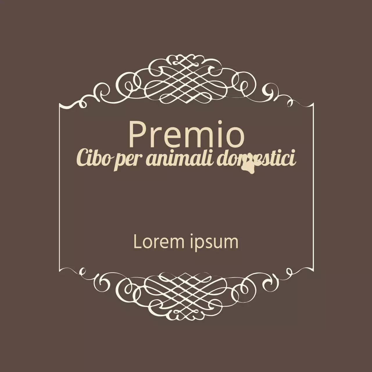 Cibo per animali domestici