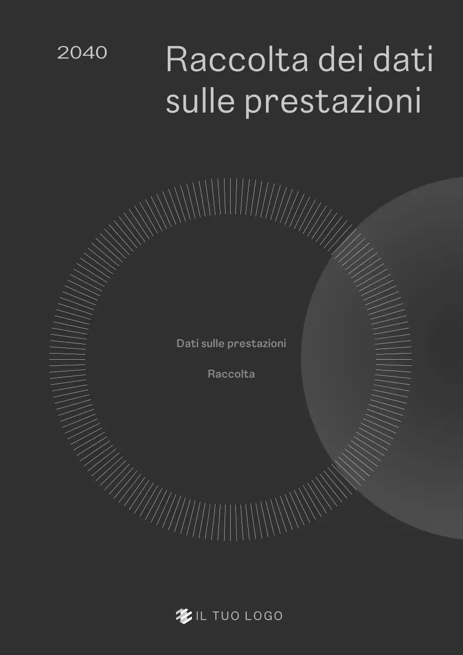 Schemi di colori calmi e professionali nella scheda pilota