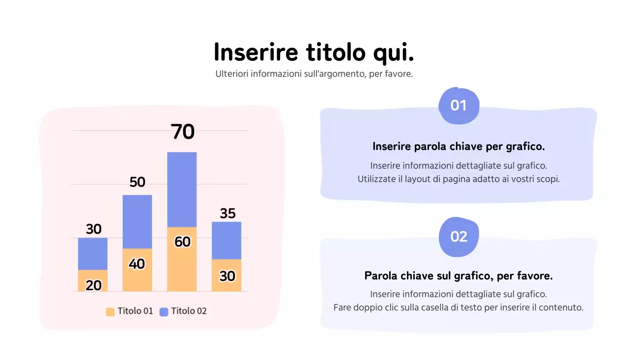 Presentazioni dall'aspetto pastello e vaporoso