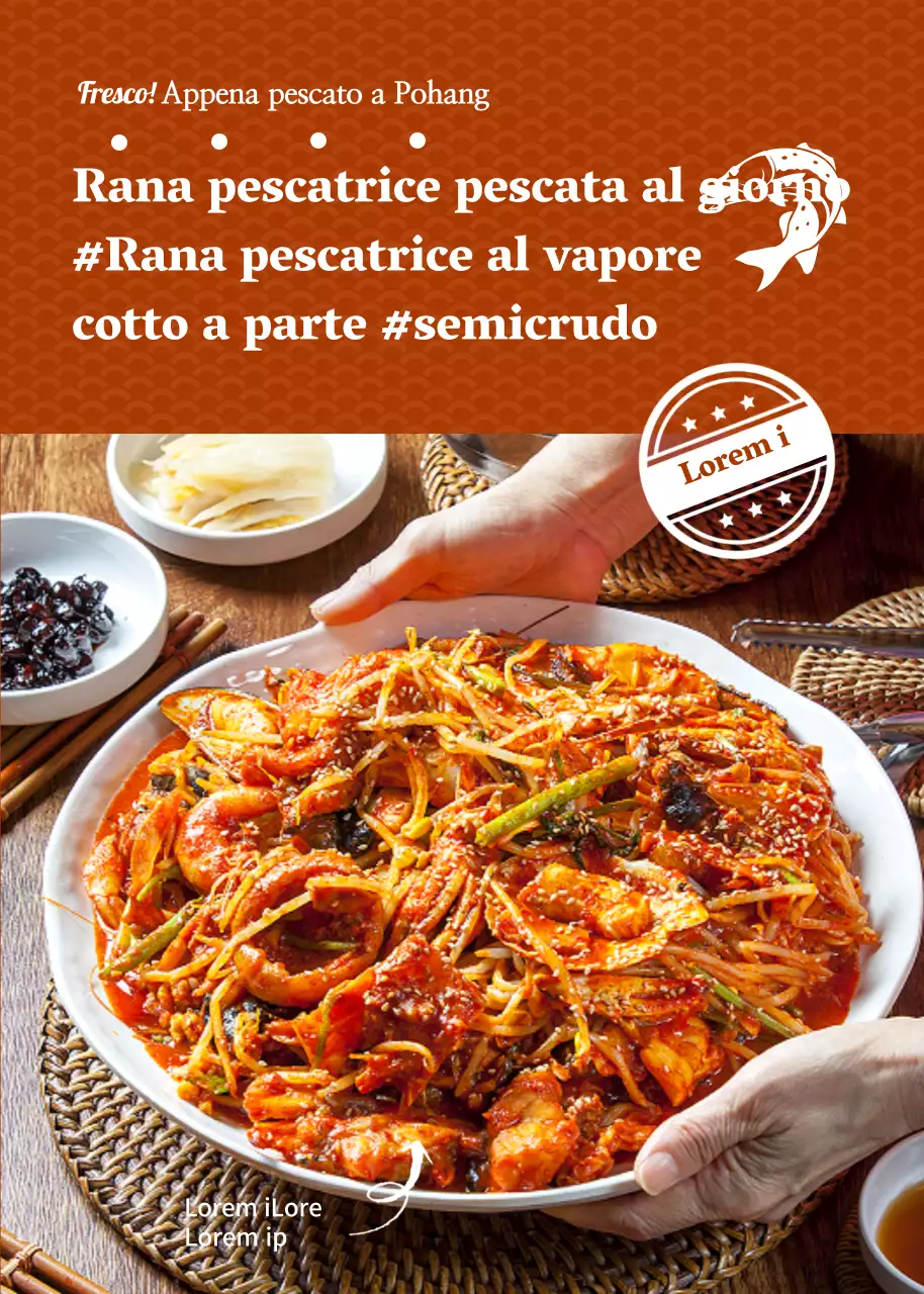 Acquistate insieme un kit di pasti semipreparati a base di rana pescatrice rifilata in tonalità marrone tenue.