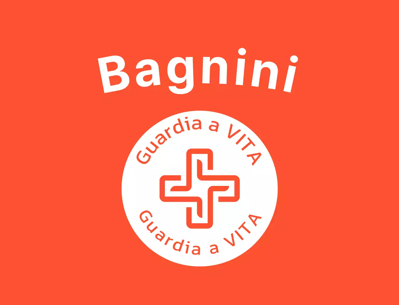 Bagnino di salvataggio in bianco