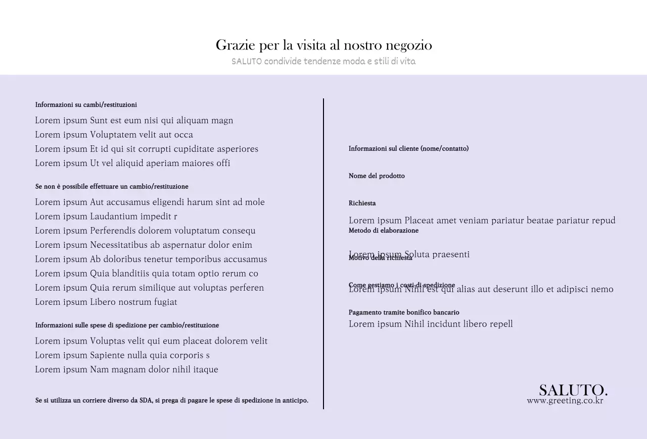 Cartolina con carta regalo del centro commerciale Malva