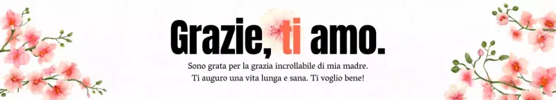 Buon compleanno ai tuoi genitori in calligrafia con fiori rossi acquerellati