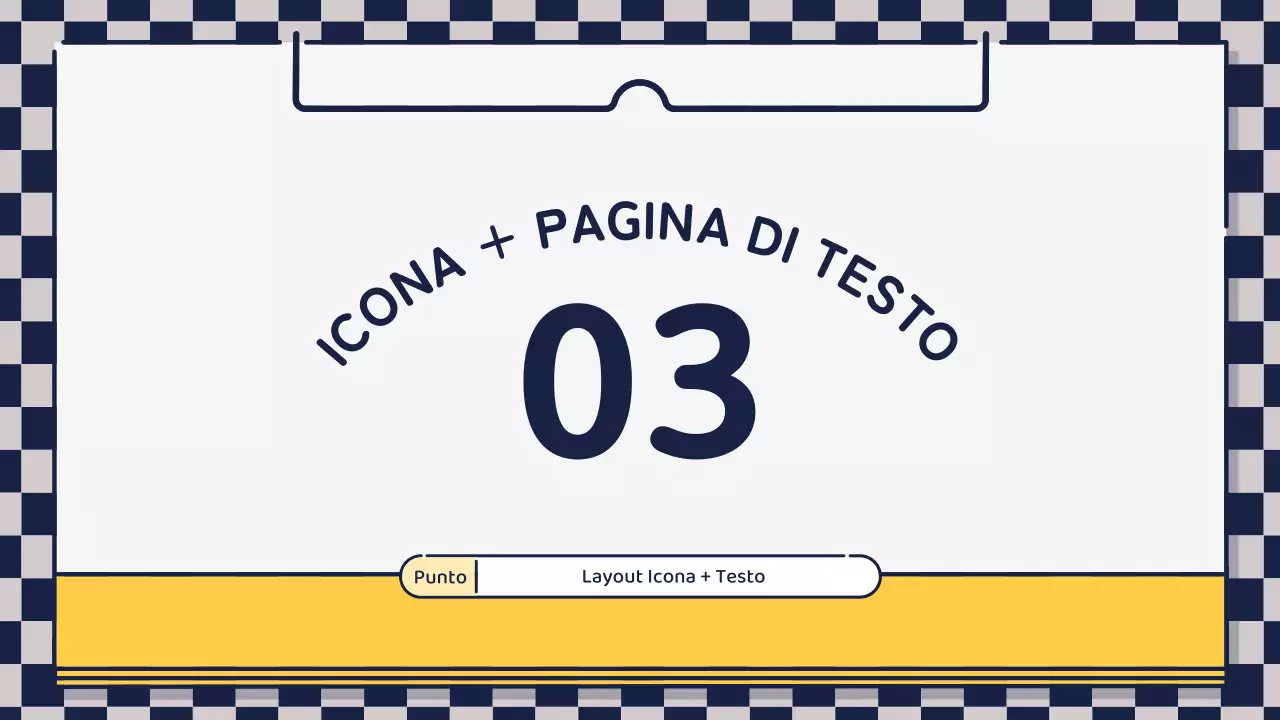 Presentazione sulla progettazione di icone carine e basilari in verde e giallo