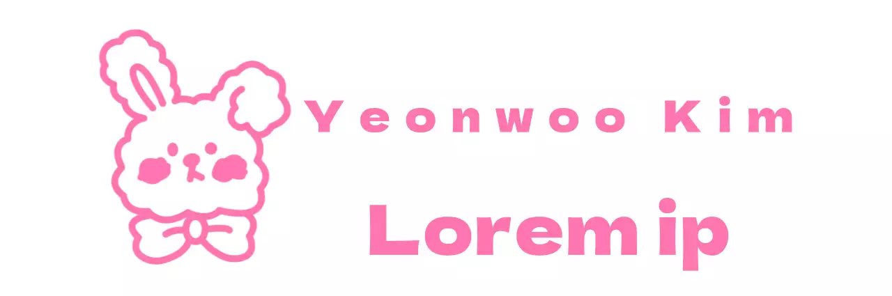 Nombre de clase con concepto de ilustración de conejo