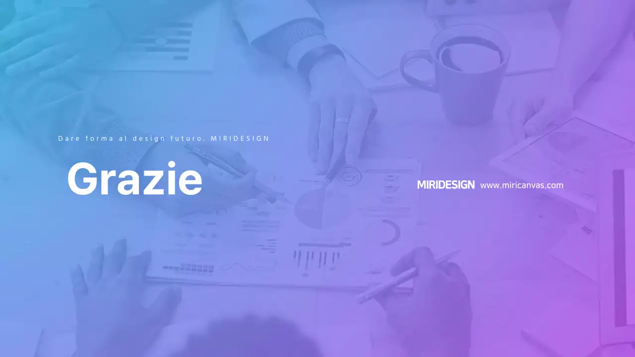 Modello IR a gradiente azzurro