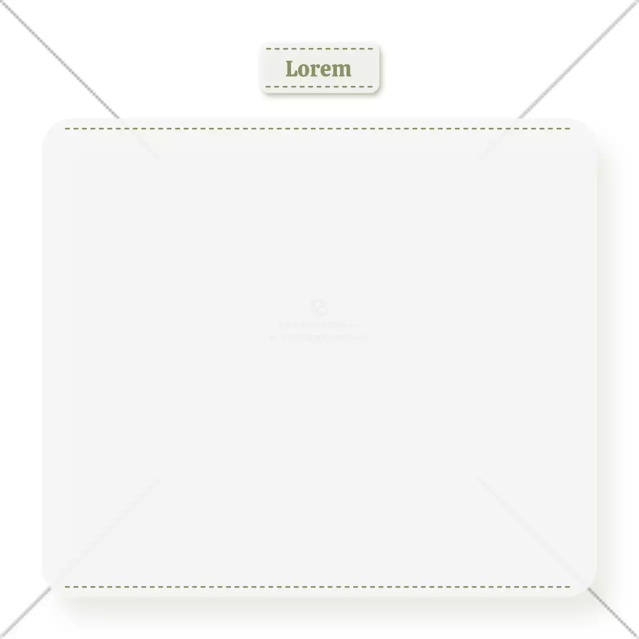 Merce personale con motivi sentimentali a quadri in colori tenui.