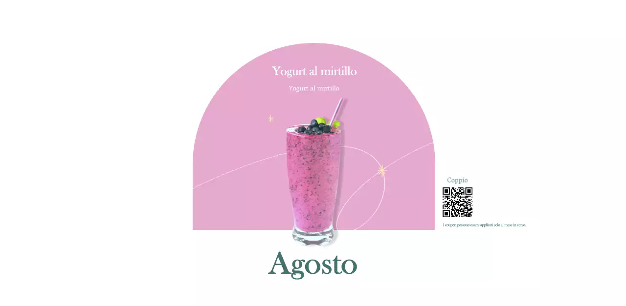 Calendario dei bar con i consigli per le bevande del mese