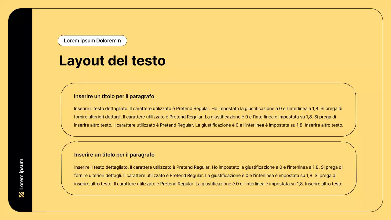 Illustrazione aziendale con linee semplici e colore giallo