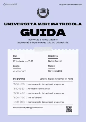 Lettera di orientamento per neoassunti semplice malva Modello di documentazione per neoassunti