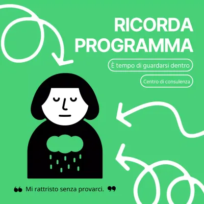 Contenuti semplici, verdi e illustrati per la consulenza psicologica