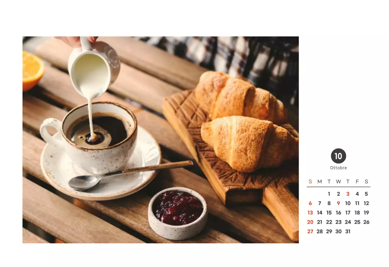 Un caffè sentimentale bianco e marrone