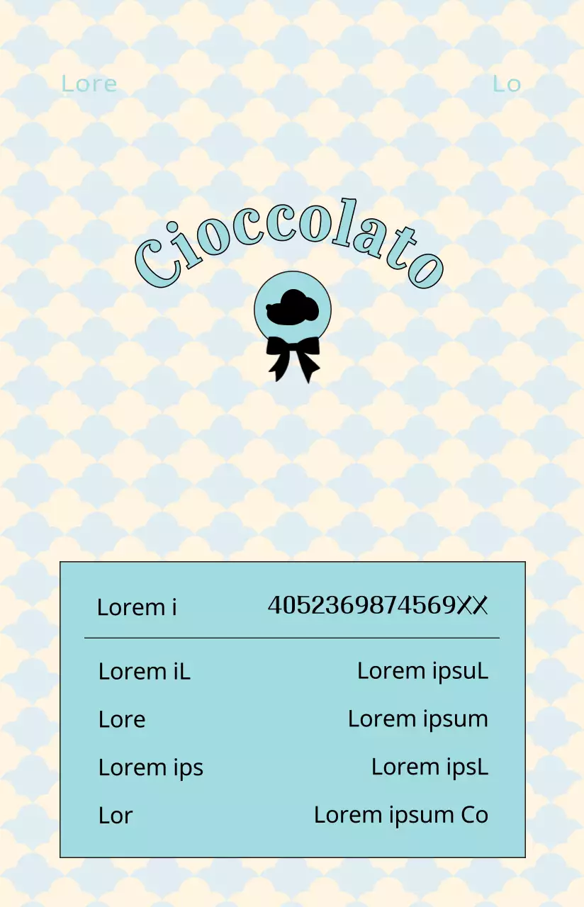 Una cornice rotonda e lussuosa con una foto colorata del vostro animale domestico.