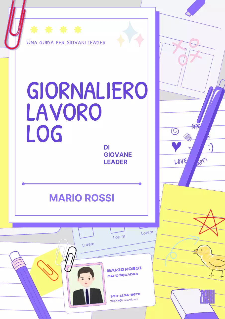 Viola Giallo Giovane Taccuino Kitsch Diario di auto-miglioramento