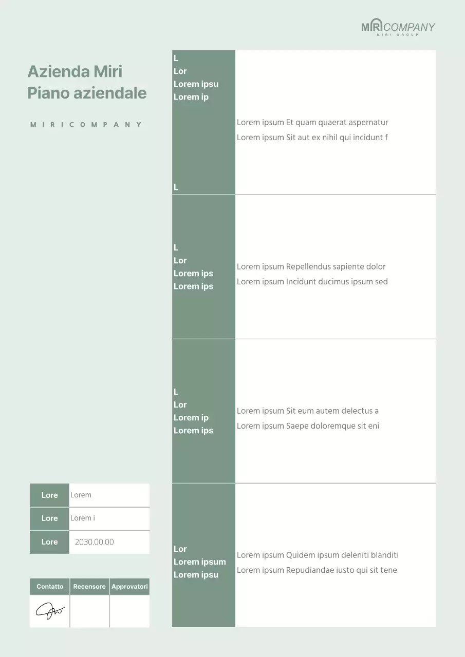 Un brief di prodotto verde e rilassante
