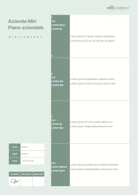 Un brief di prodotto verde e rilassante
