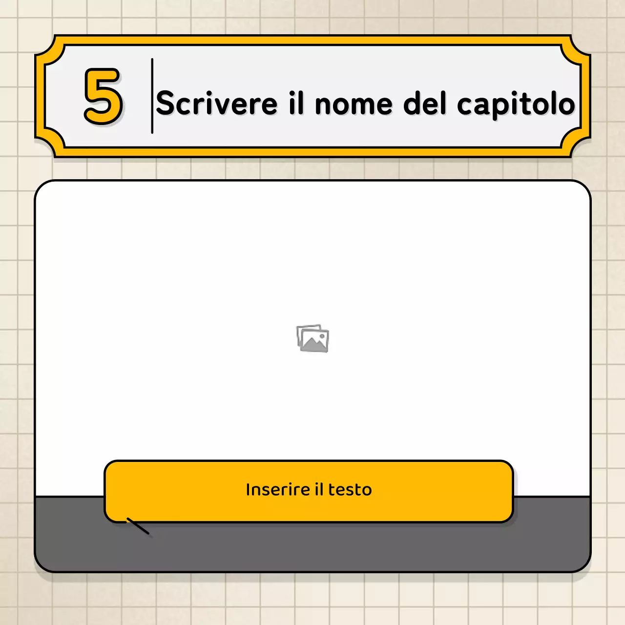 Bolle vocali azzurre e gialle e stile illustrativo simpatico