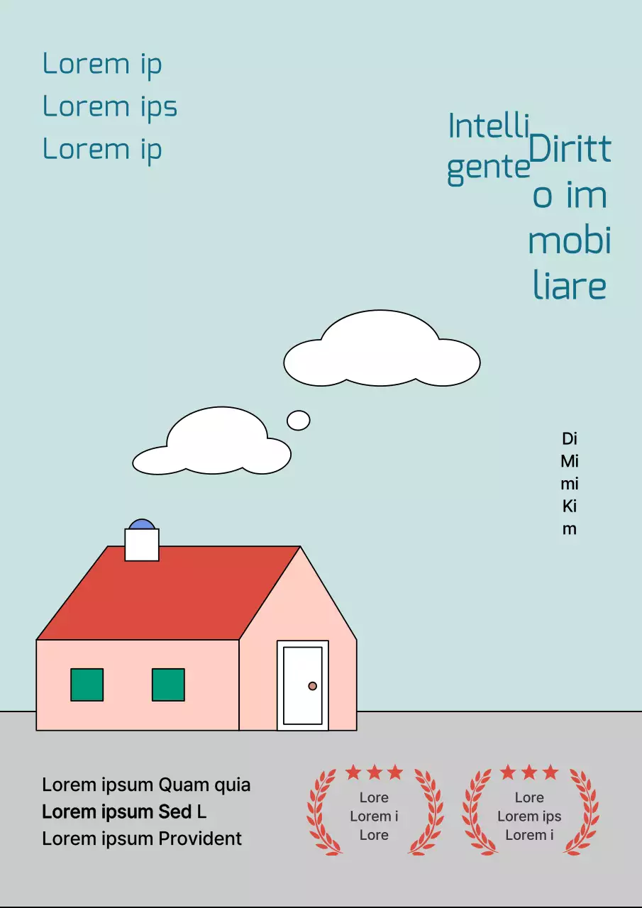 Semplice cartello antitruffa a forma di carta azzurra e grigia