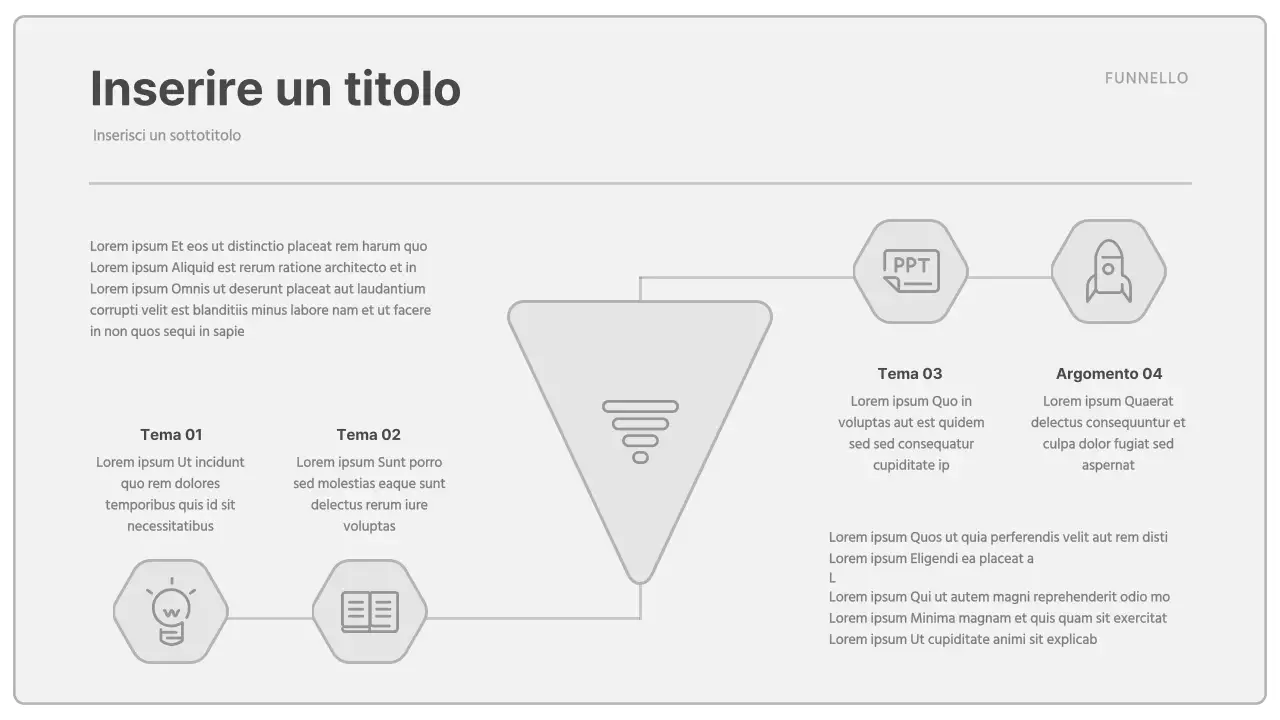 Agenda di concetto semplice in grigio e nero