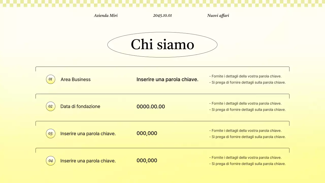 Proposta di progetto commerciale kitsch in giallo