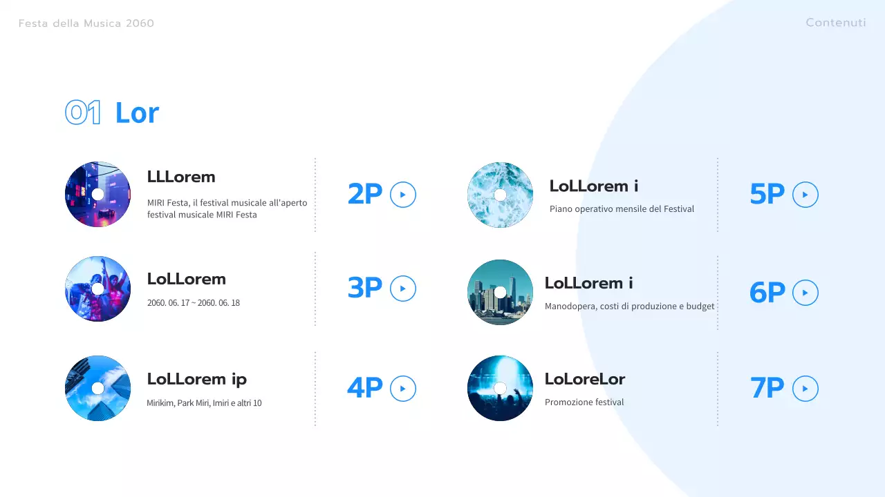 Una playlist in blu per la vostra proposta di spettacolo
