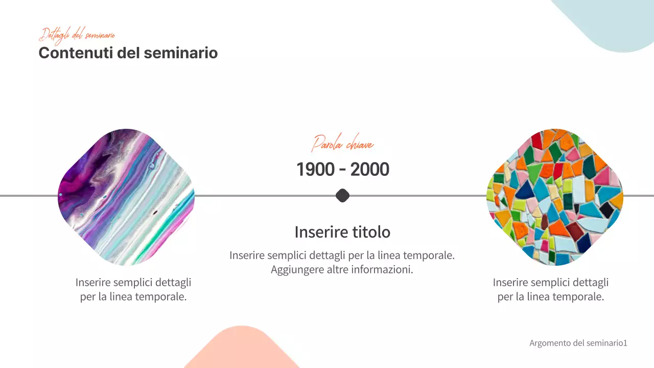 Presentazioni per seminari